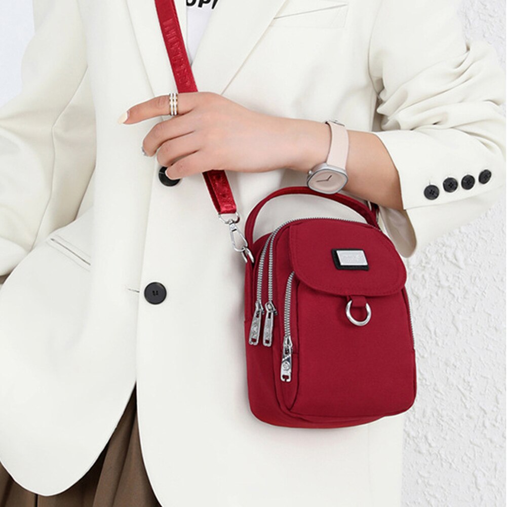 BOLSO BANDOLERA IMPERMEABLE DE OXFORD COMPACTO Y MULTIFUNCIONAL