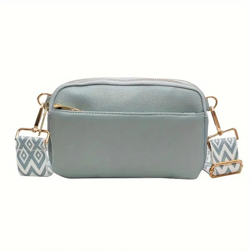 CROSSBODY BOLSO, WIDE STRAP, PU LEATHER, BUM BOLSO, MINI BOLSO