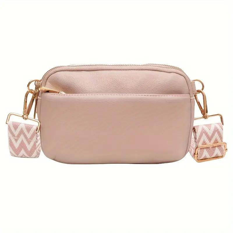 CROSSBODY BOLSO, WIDE STRAP, PU LEATHER, BUM BOLSO, MINI BOLSO