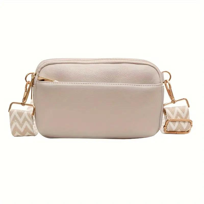 CROSSBODY BOLSO, WIDE STRAP, PU LEATHER, BUM BOLSO, MINI BOLSO