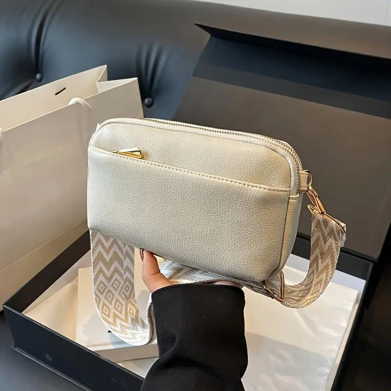 CROSSBODY BOLSO, WIDE STRAP, PU LEATHER, BUM BOLSO, MINI BOLSO