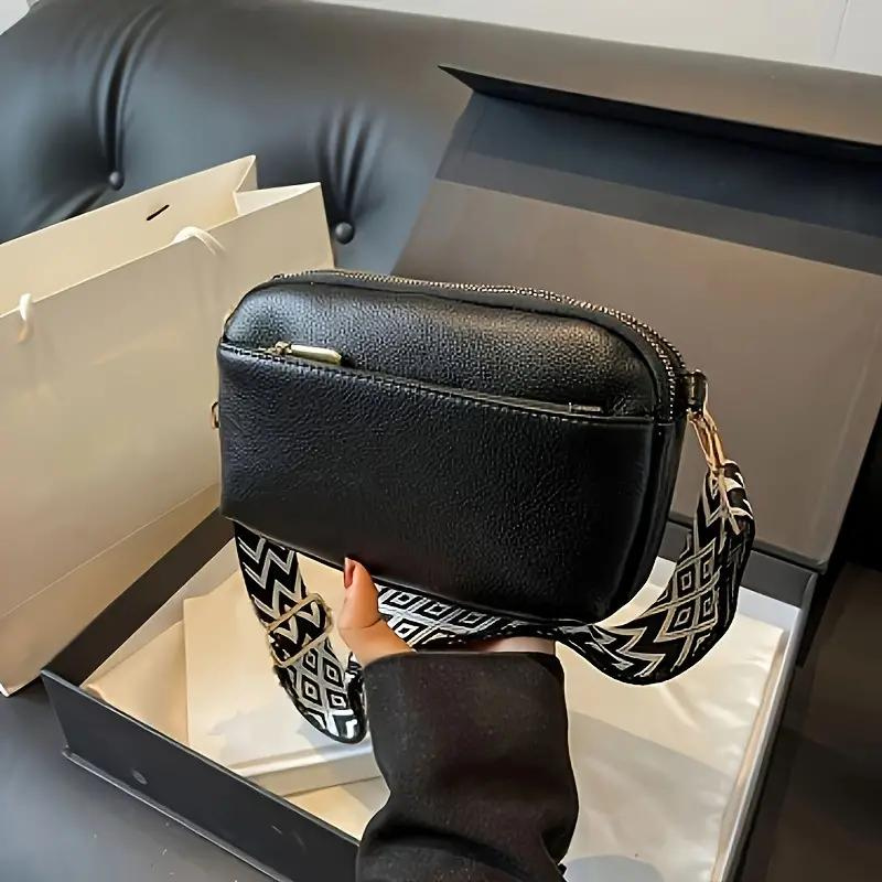 CROSSBODY BOLSO, WIDE STRAP, PU LEATHER, BUM BOLSO, MINI BOLSO
