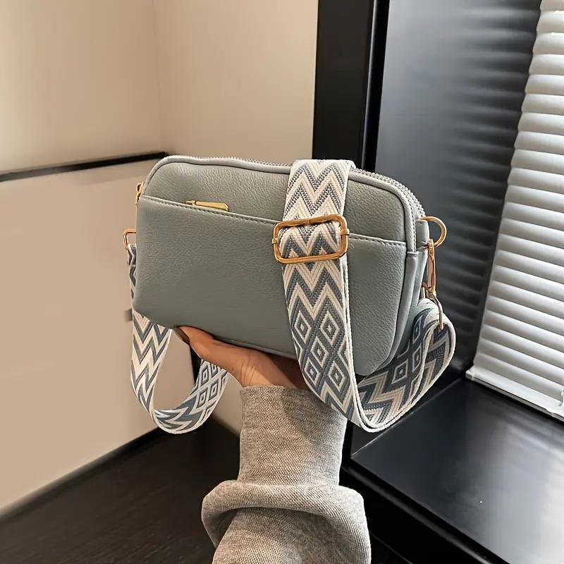 CROSSBODY BOLSO, WIDE STRAP, PU LEATHER, BUM BOLSO, MINI BOLSO