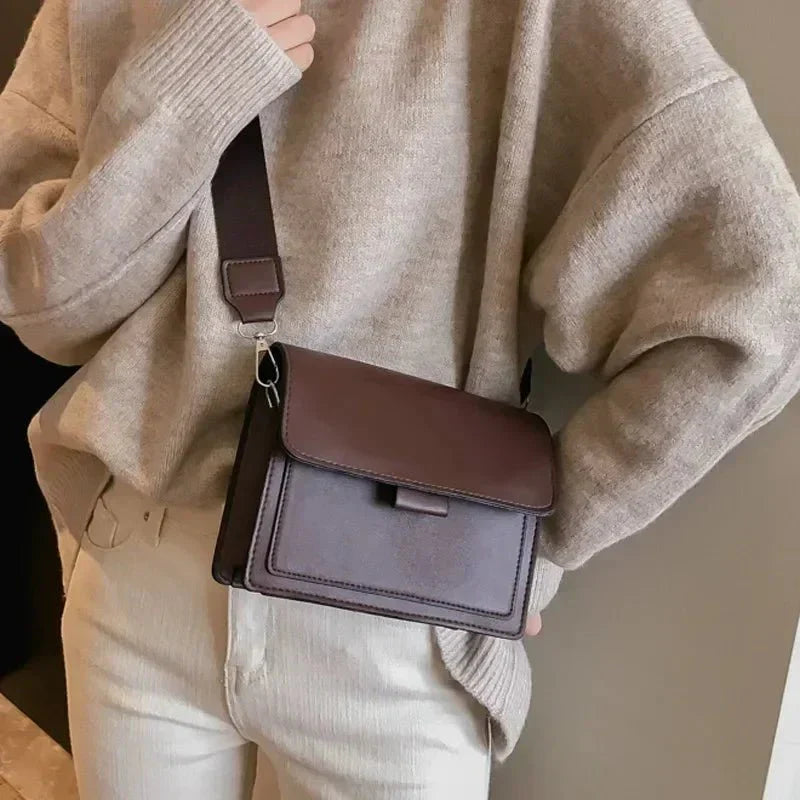 BOLSO SOFÍA – BANDOLERA MINI CON CORREA GRUESA Y CIERRE ABATIBLE PARA MUJER
