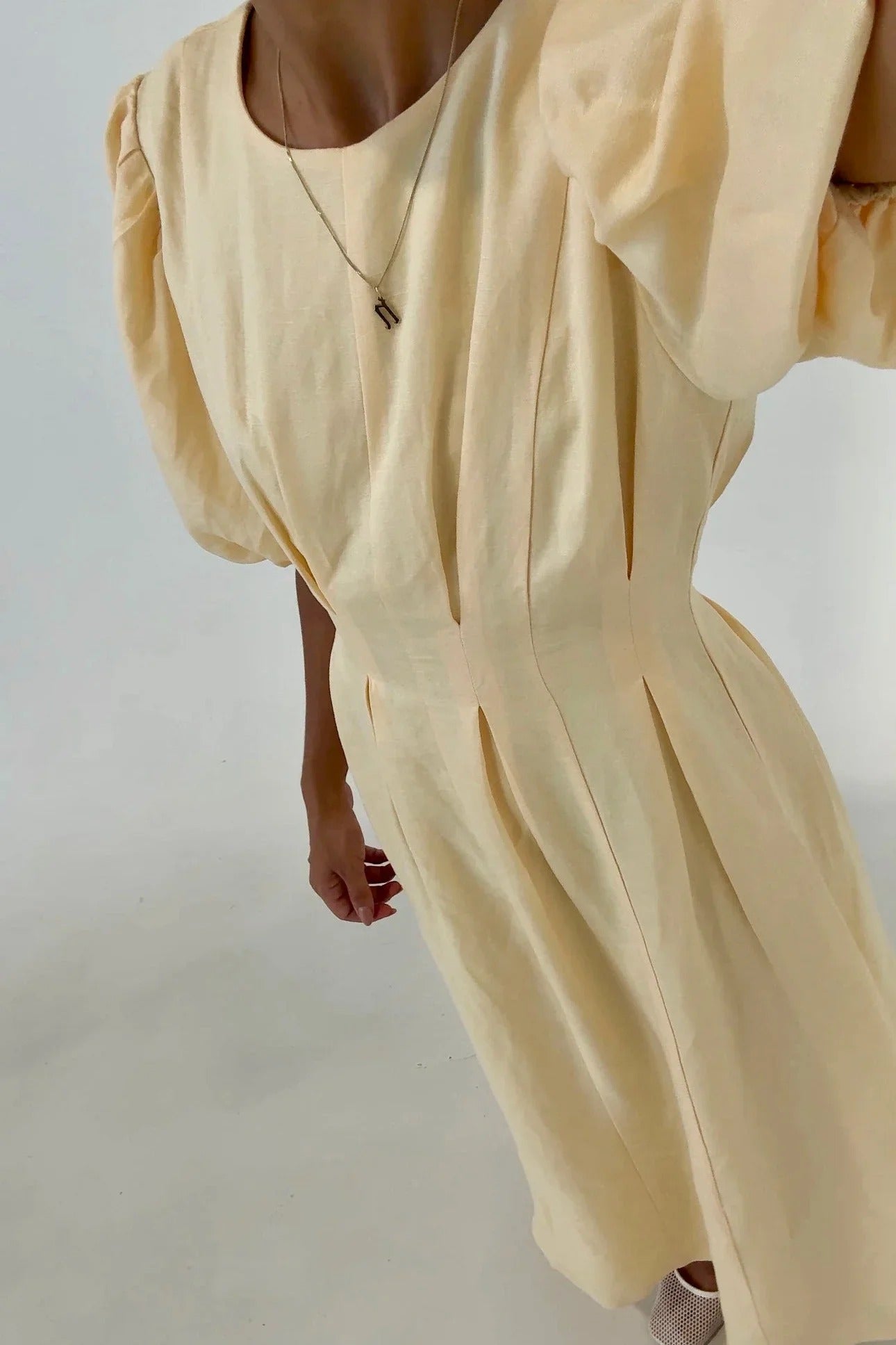 VESTIDO MAXI ELEGANTE AMARILLO