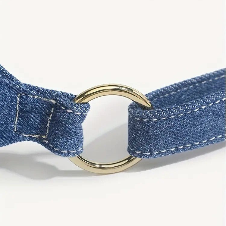DENIM BOLSO | ADJUSTABLE STRAP | POCKETS | CROSSBODY BOLSO | SMALL BOLSO
