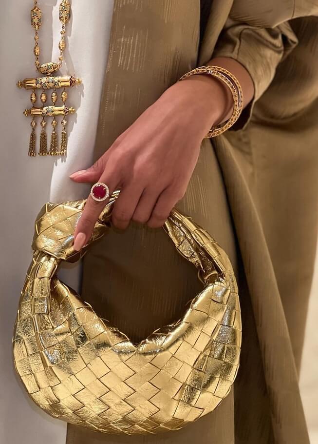 BOLSO DE MANO - WOMEN'S SMALL FASHION WOVEN KNOT BOLSO