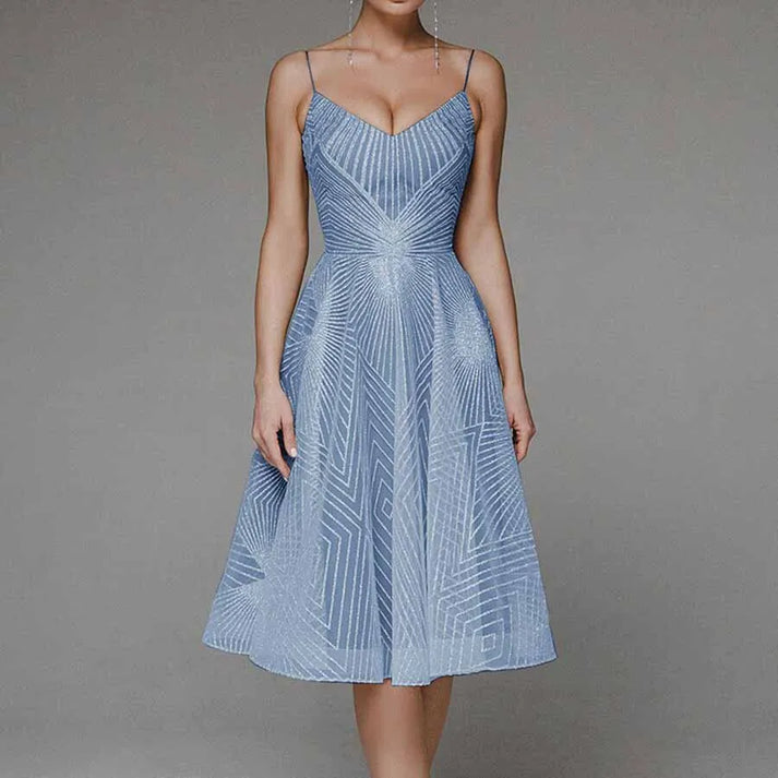 BELÉN ESTIDO ELEGANTE CON ESPALDA DESCUBIERTA