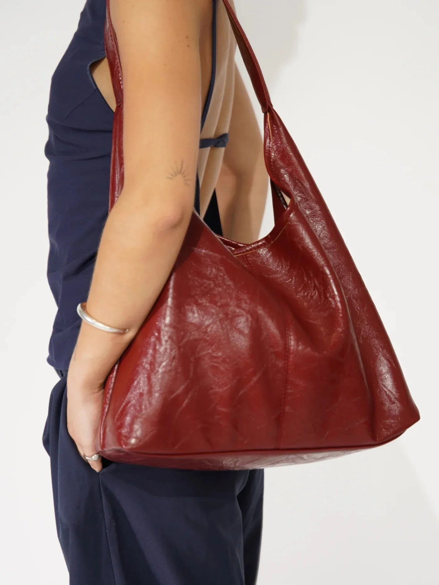 HOBO BOLSO | LARGE | VEGAN LEATHER | SHOULDER BOLSO | CLUTCH AND BOLSO