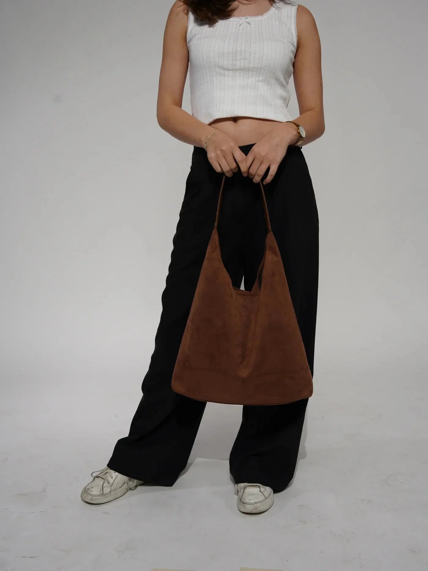 HOBO BOLSO - WOMEN'S LARGE SUEDE SHOPPER SHOULDER BOLSO