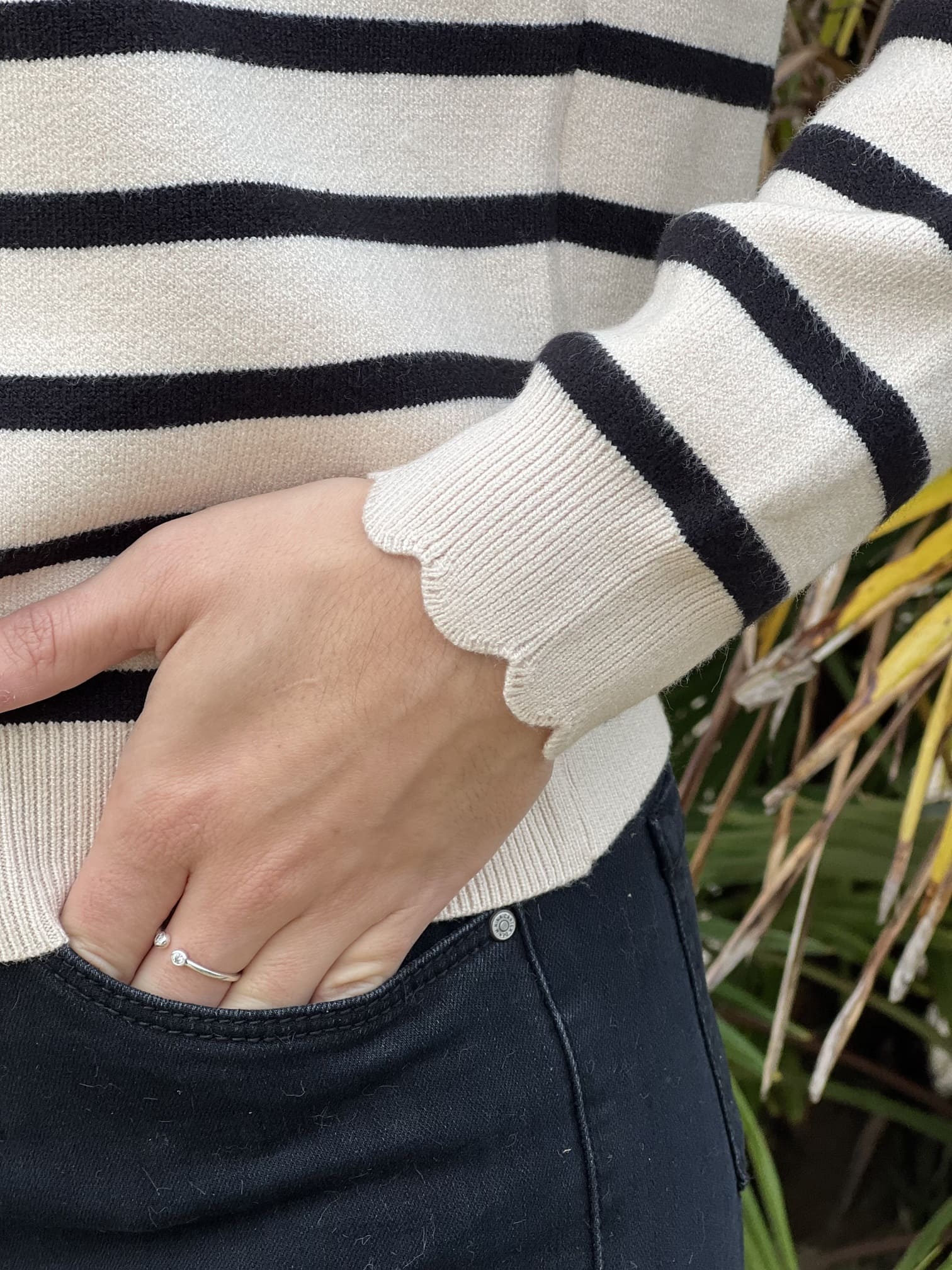 LINETTE – SUÉTER MARINERO DE PUNTO FINO