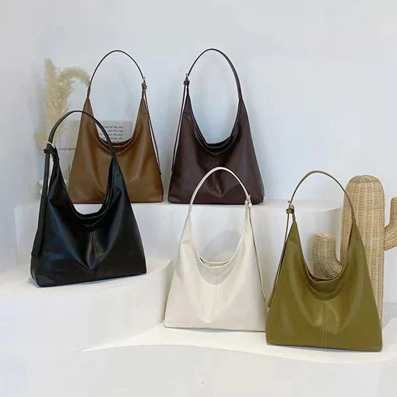 BOLSO ALESSIA – GRANDE DE HOMBRO EN POLIPIEL CON CORREA AJUSTABLE