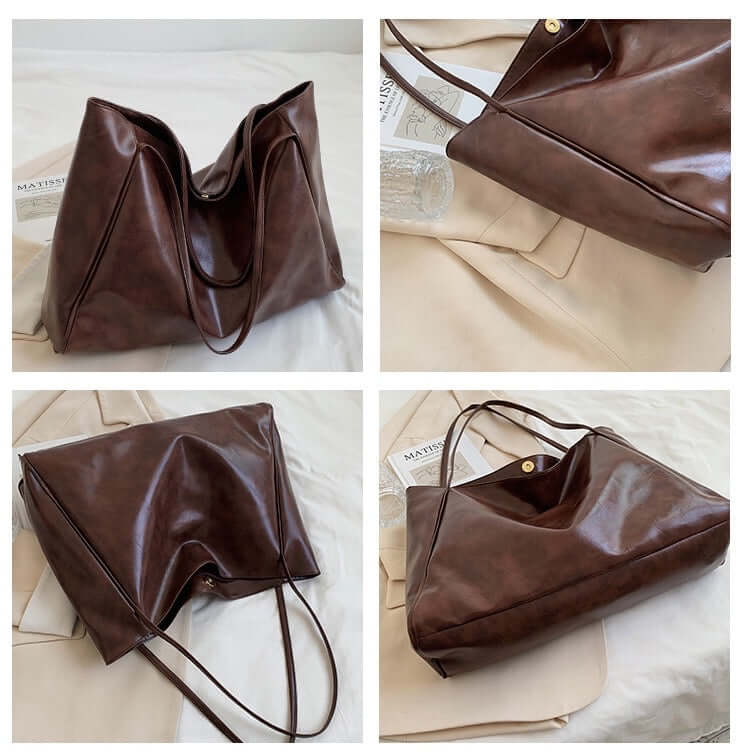 BOLSO ISADORA – GRANDE DE HOMBRO EN POLIPIEL VEGANA