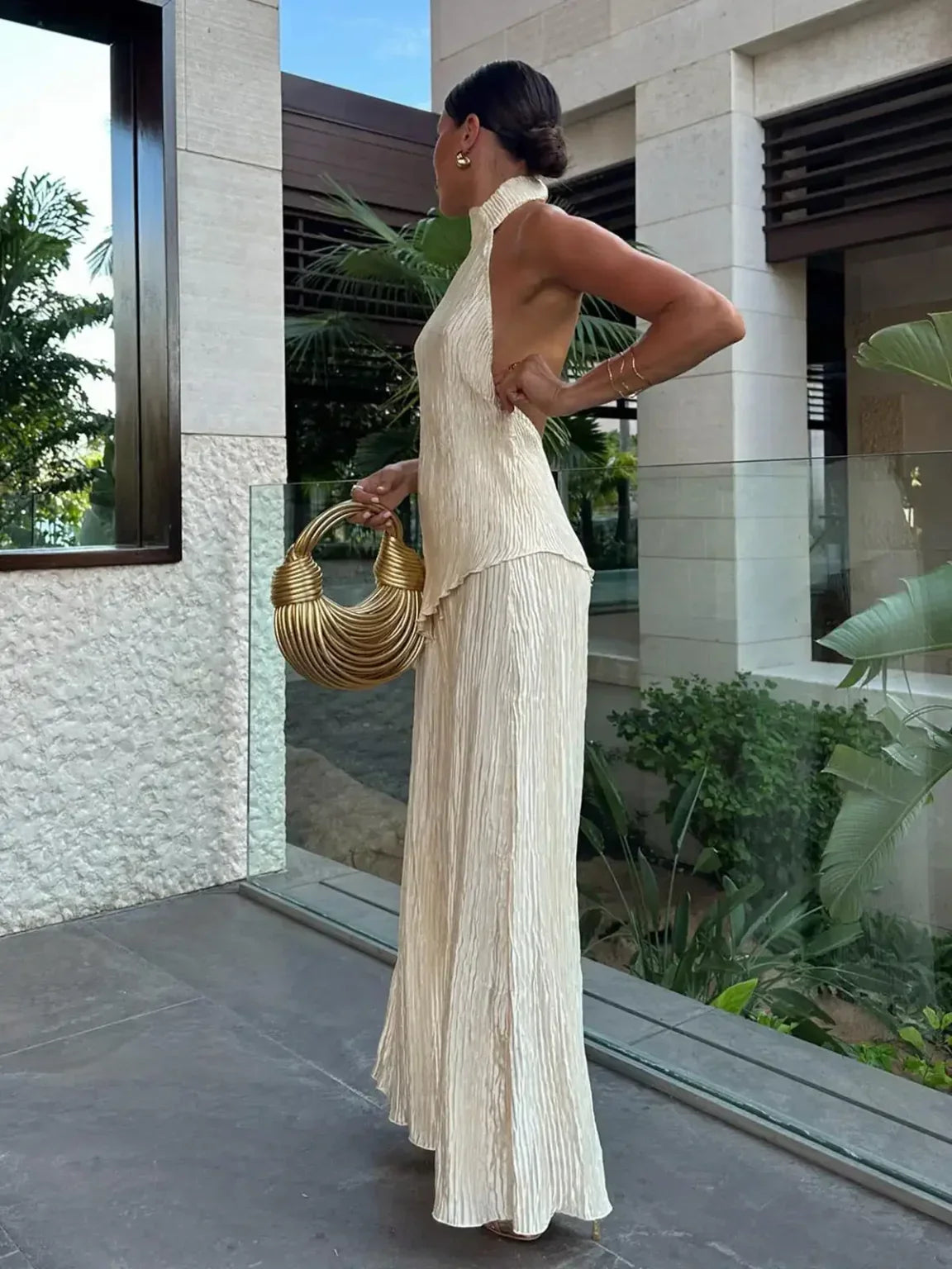 Solara | Conjunto Doble Elegante con Pliegues