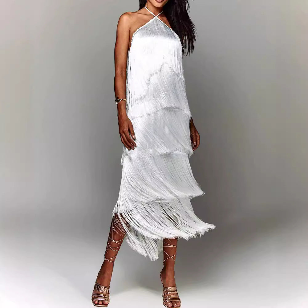 SAMIRA VESTIDO CON FLECOS