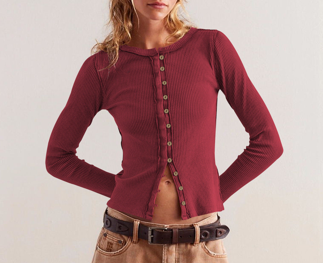 CARDIGAN ELEGANTE DE MUJER – BOTONES DECORATIVOS Y ESTILO MODERNO