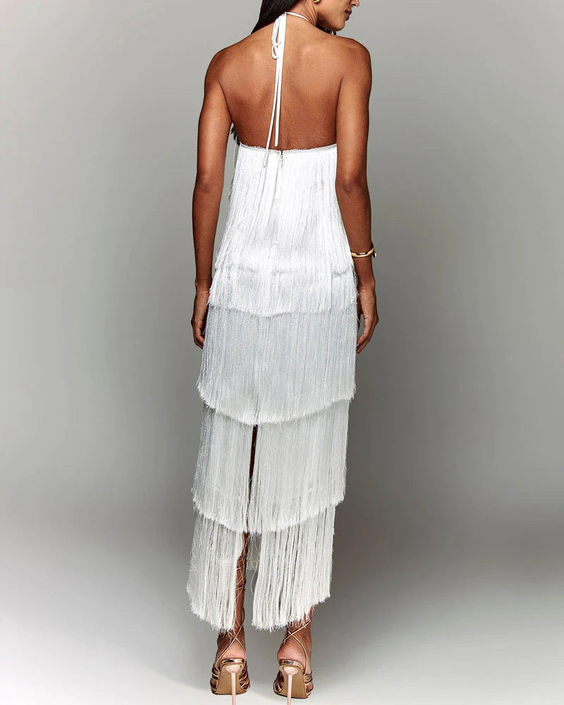 SAMIRA VESTIDO CON FLECOS