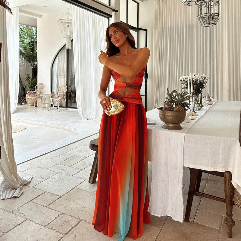 Laney | Vestido Maxi Sin Tirantes
