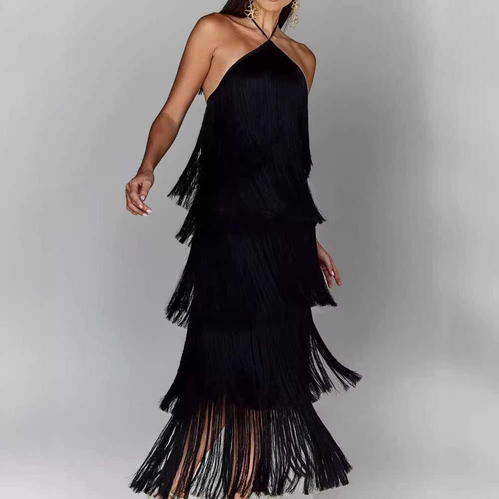 SAMIRA VESTIDO CON FLECOS