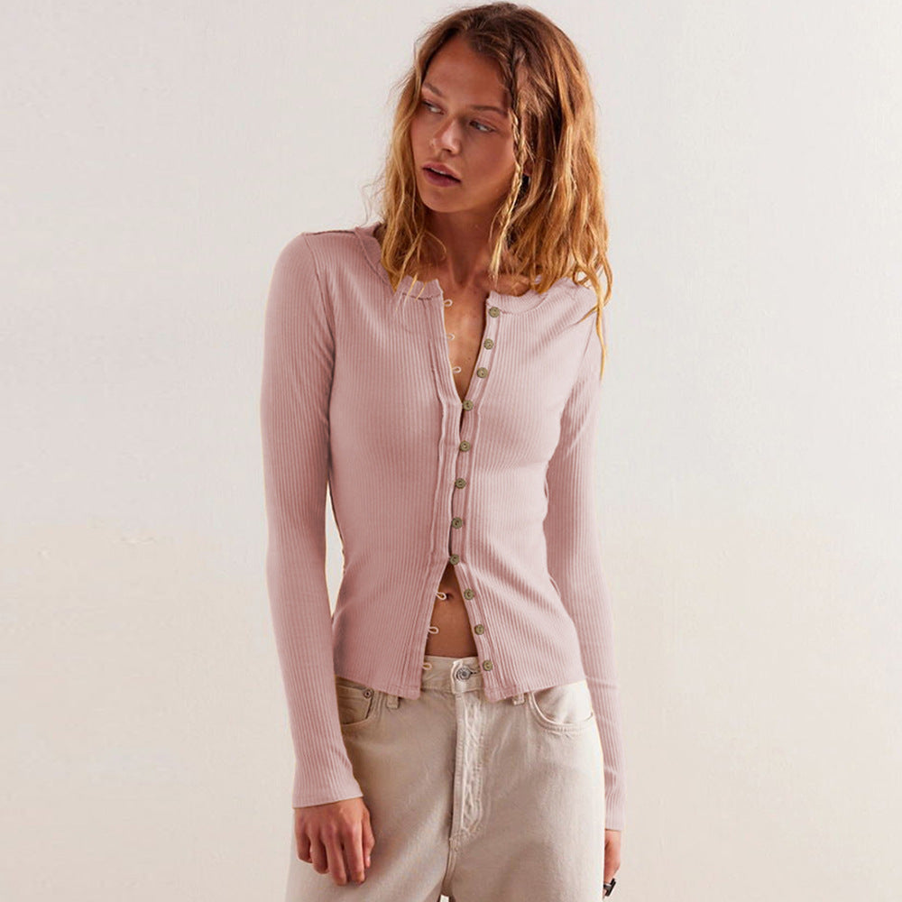 CARDIGAN ELEGANTE DE MUJER – BOTONES DECORATIVOS Y ESTILO MODERNO