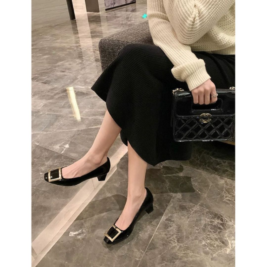 TEONA™ | ELEGANTES SANDALIAS CON PUNTA CUADRADA Y TACÓN MEDIO