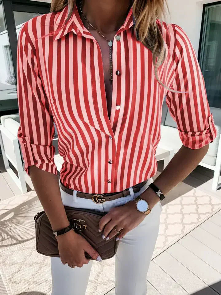 CARINA – BLUSA A RAYAS MARINERAS