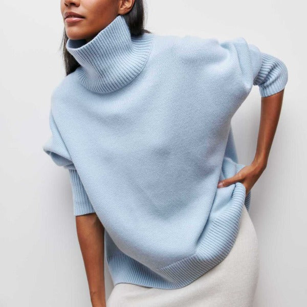 LISBOA – SUÉTER CHIC DE CUELLO ALTO PARA MUJER