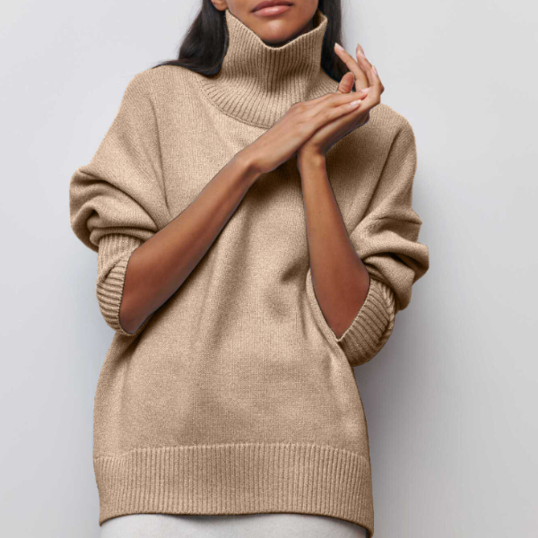 LISBOA – SUÉTER CHIC DE CUELLO ALTO PARA MUJER