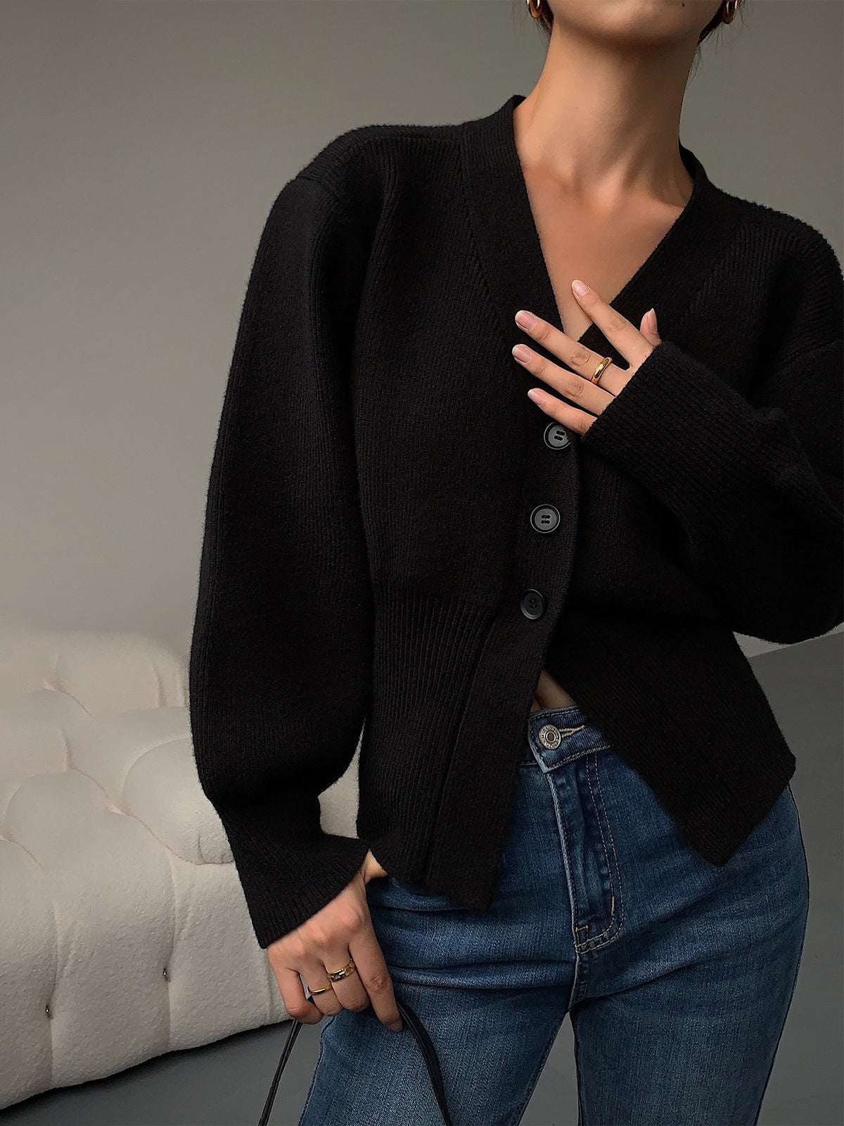 LOULOU – CARDIGÁN DE MUJER ELEGANTE Y VERSÁTIL