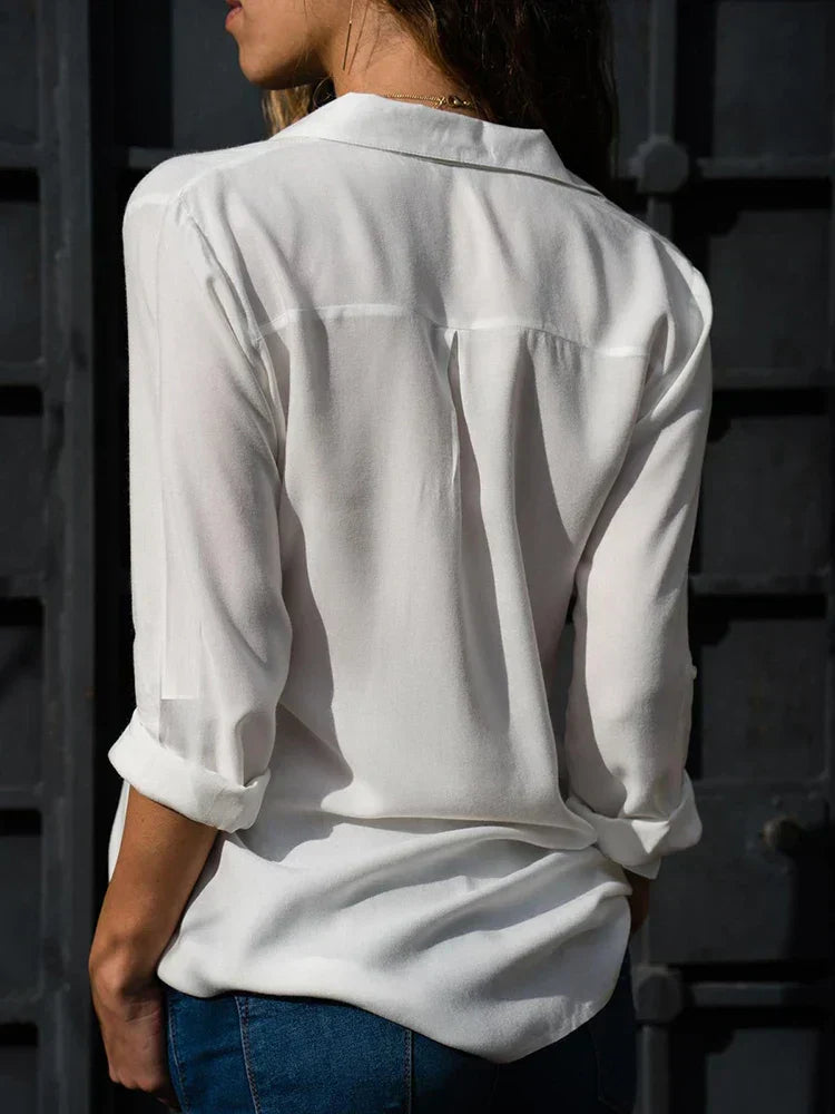 CAMISA DE MUJER ZISKI – ELEGANCIA Y VERSATILIDAD