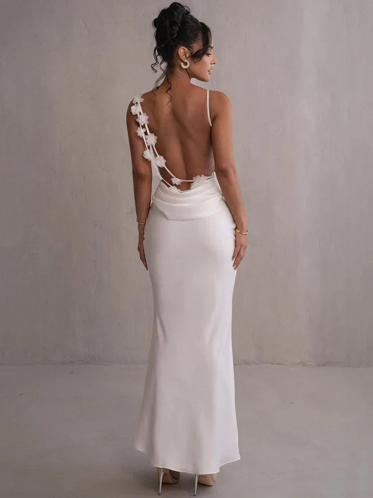 Azalea | Vestido Maxi Sin Mangas y Espalda Descubierta