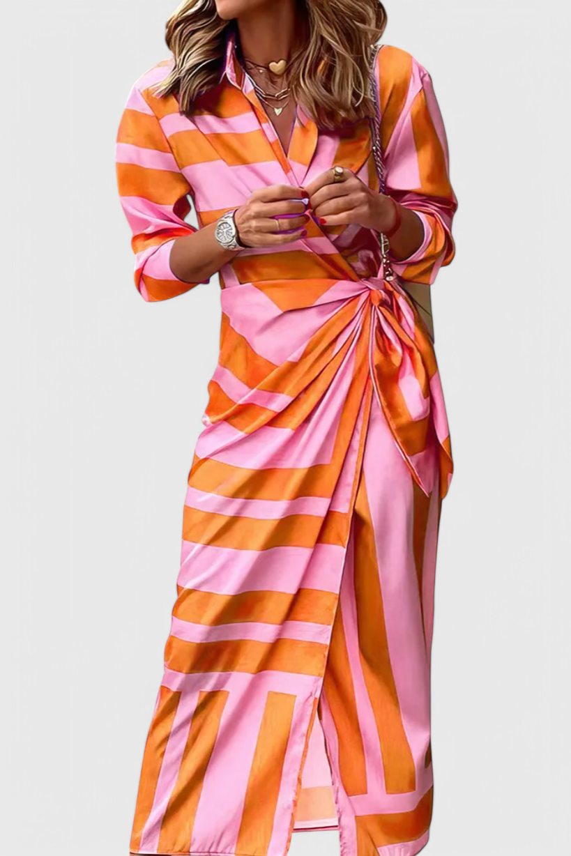 Elo Vestido Envolvente Impreso