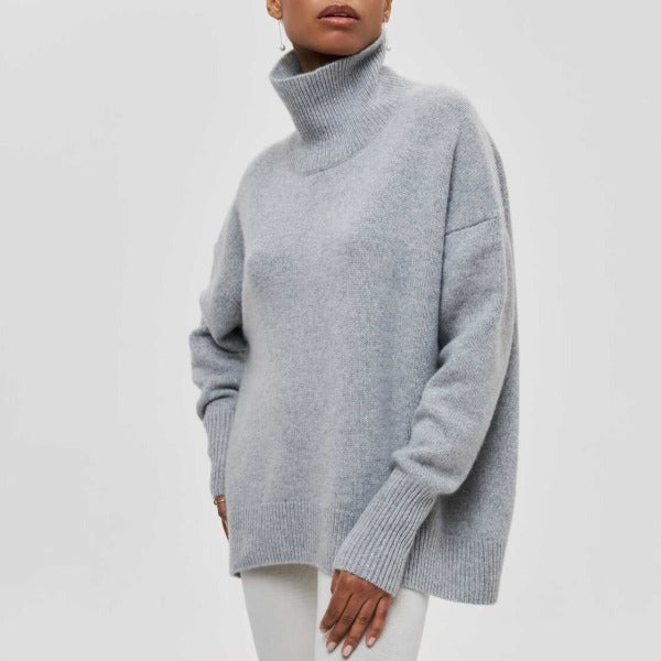LISBOA – SUÉTER CHIC DE CUELLO ALTO PARA MUJER