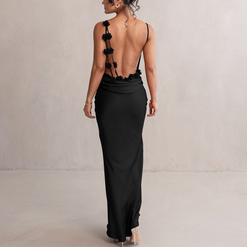Azalea | Vestido Maxi Sin Mangas y Espalda Descubierta