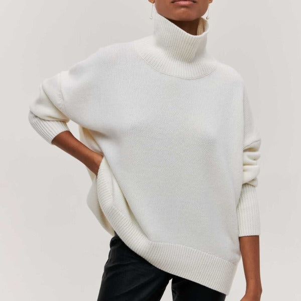LISBOA – SUÉTER CHIC DE CUELLO ALTO PARA MUJER