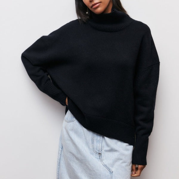 LISBOA – SUÉTER CHIC DE CUELLO ALTO PARA MUJER