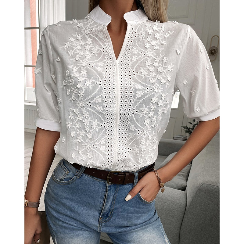 BLUSA DE MUJER DE ALGODÓN PREMIUM – ELEGANCIA Y CONFORT