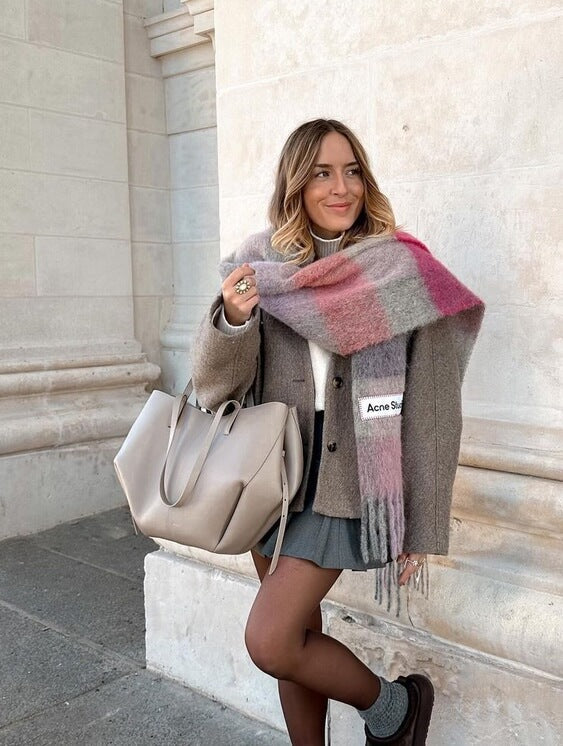 BOLSO CELESTE – SHOPPER GRANDE DE HOMBRO EN POLIPIEL