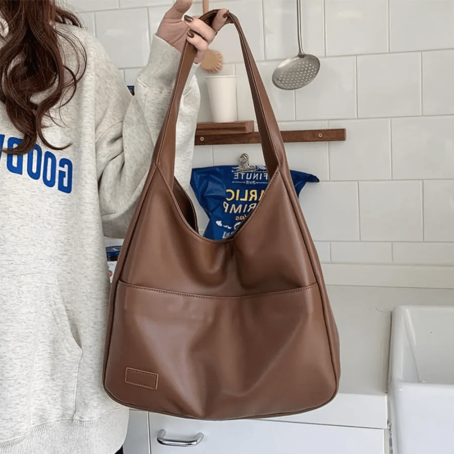 BOLSO ELENA – SHOPPER GRANDE DE HOMBRO CON UNA SOLA CORREA EN POLIPIEL