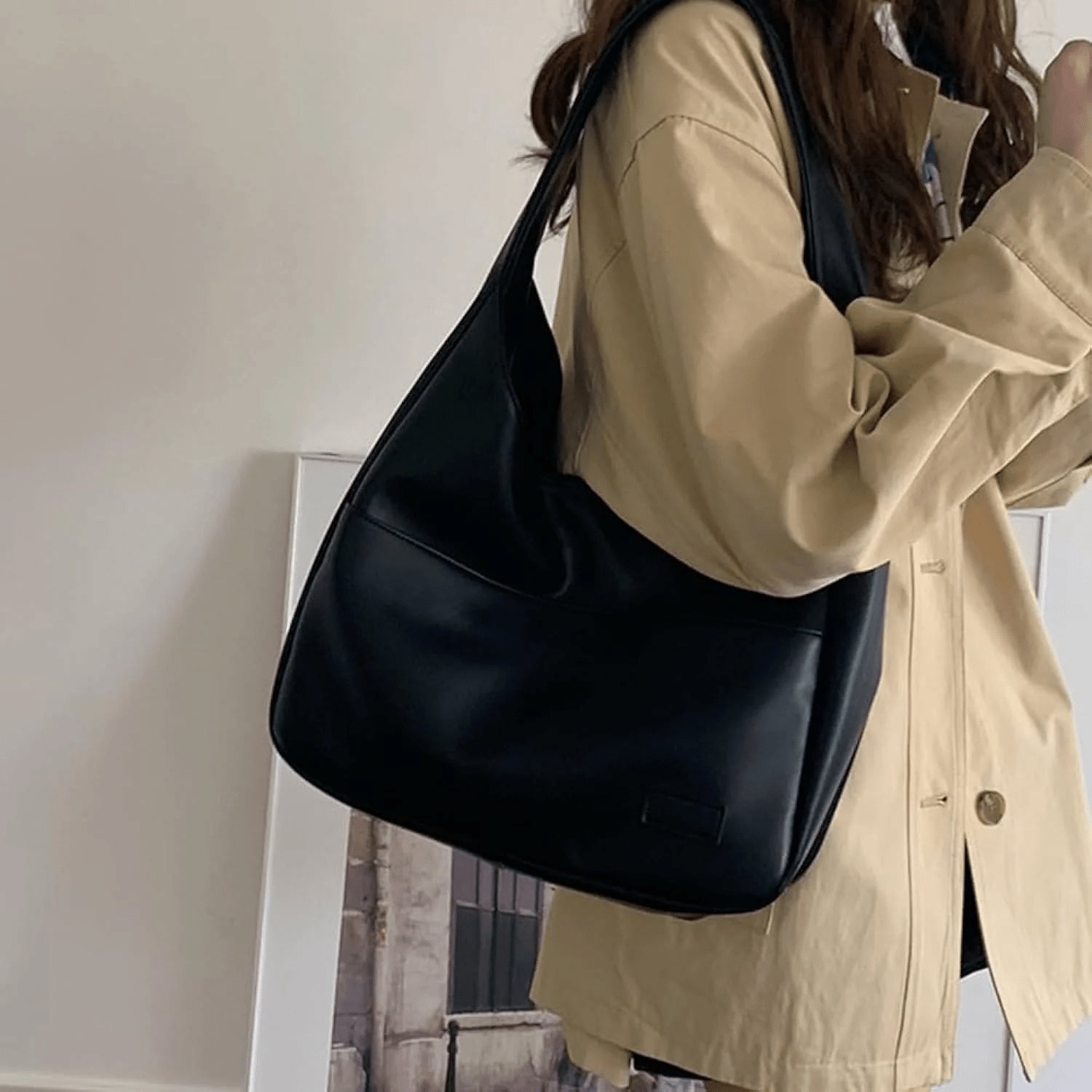 BOLSO ELENA – SHOPPER GRANDE DE HOMBRO CON UNA SOLA CORREA EN POLIPIEL