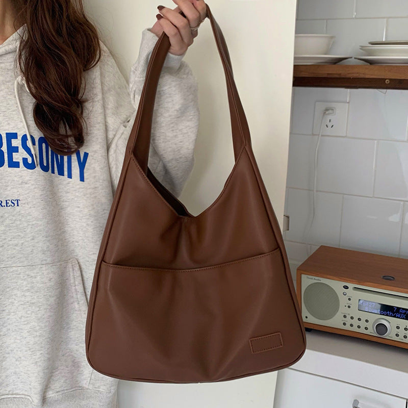 SHOULDER BOLSO | FAUX LEATHER | LARGE | LEATHER BOLSO | EVERYDAY BOLSO