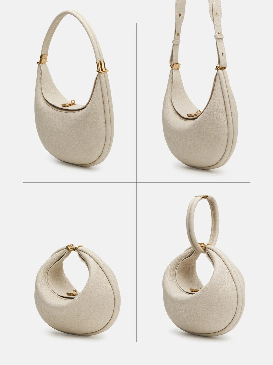 BOLSO AURORA PEQUEÑO DE HOMBRO Y DE MANO EN CUERO