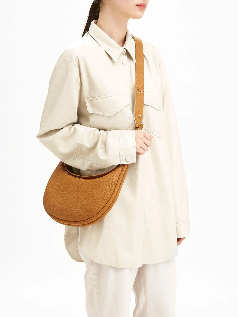 BOLSO AURORA PEQUEÑO DE HOMBRO Y DE MANO EN CUERO