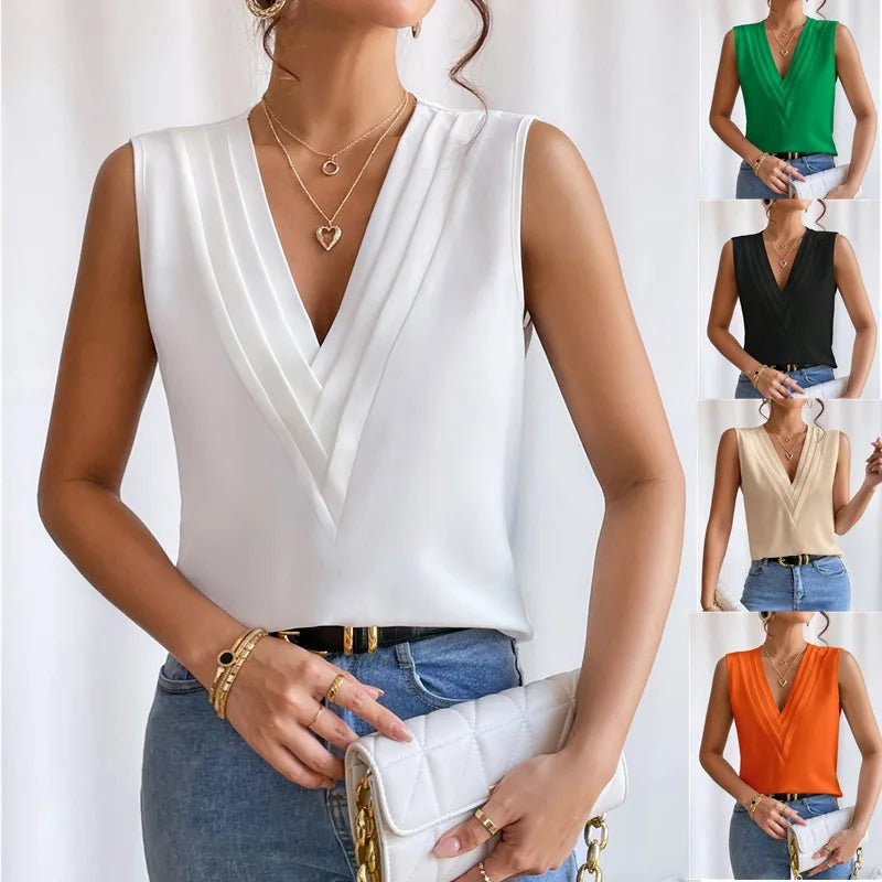Dorana - Camicetta elegante senza maniche
