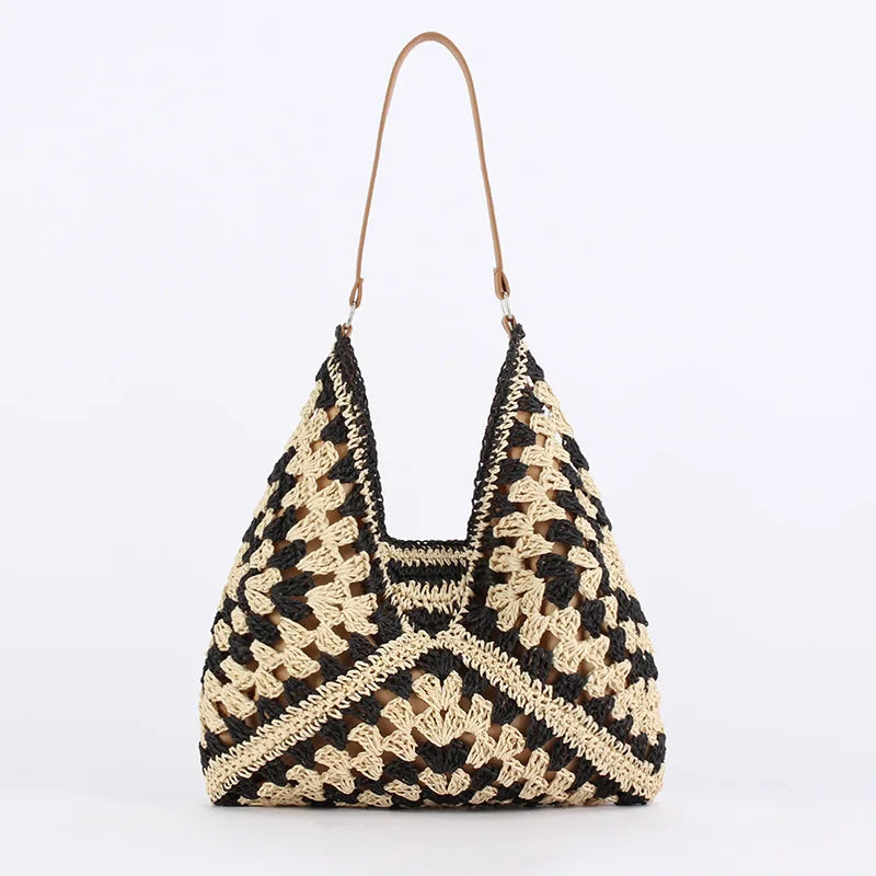 BOLSO ISLA – DE PAJA GRANDE DE HOMBRO TIPO HOBO