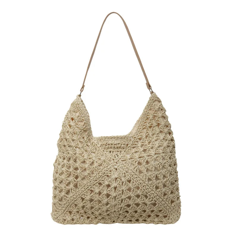 BOLSO ISLA – DE PAJA GRANDE DE HOMBRO TIPO HOBO