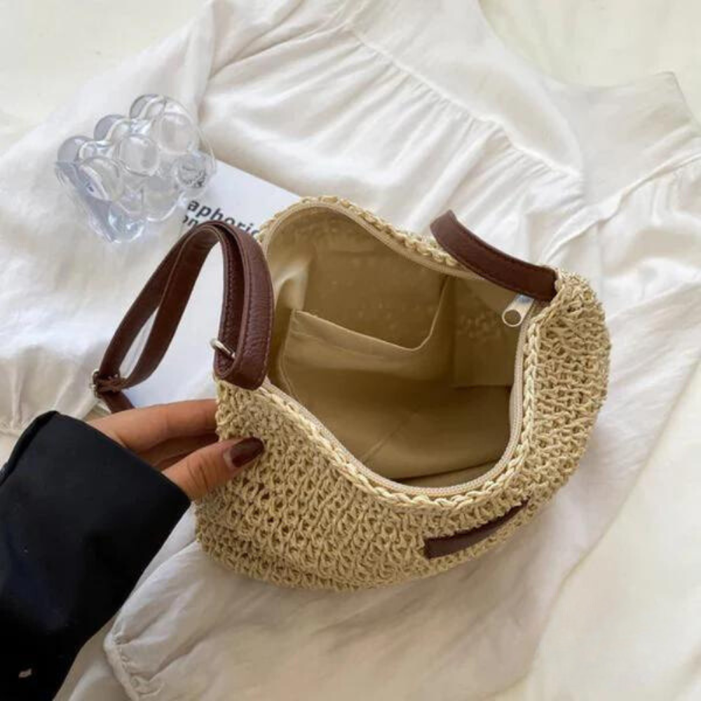 BOLSO MARILYIN CON CREMALLERA Y CORREA AJUSTABLE