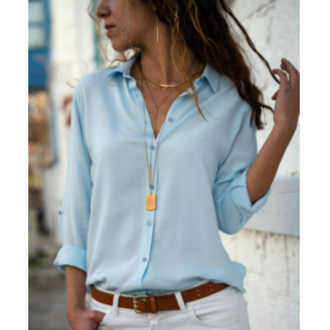 CAMISA DE MUJER ZISKI – ELEGANCIA Y VERSATILIDAD