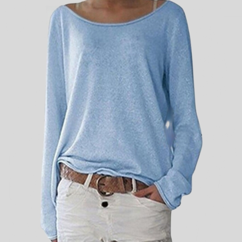 Alexa - Elegante maglione leggero a collo tondo