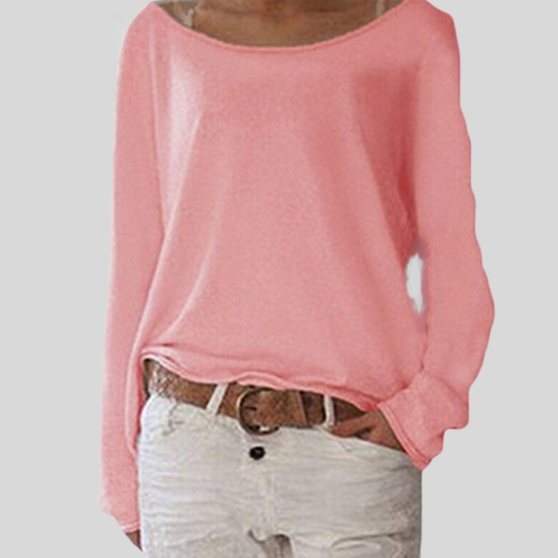 Alexa - Elegante maglione leggero a collo tondo